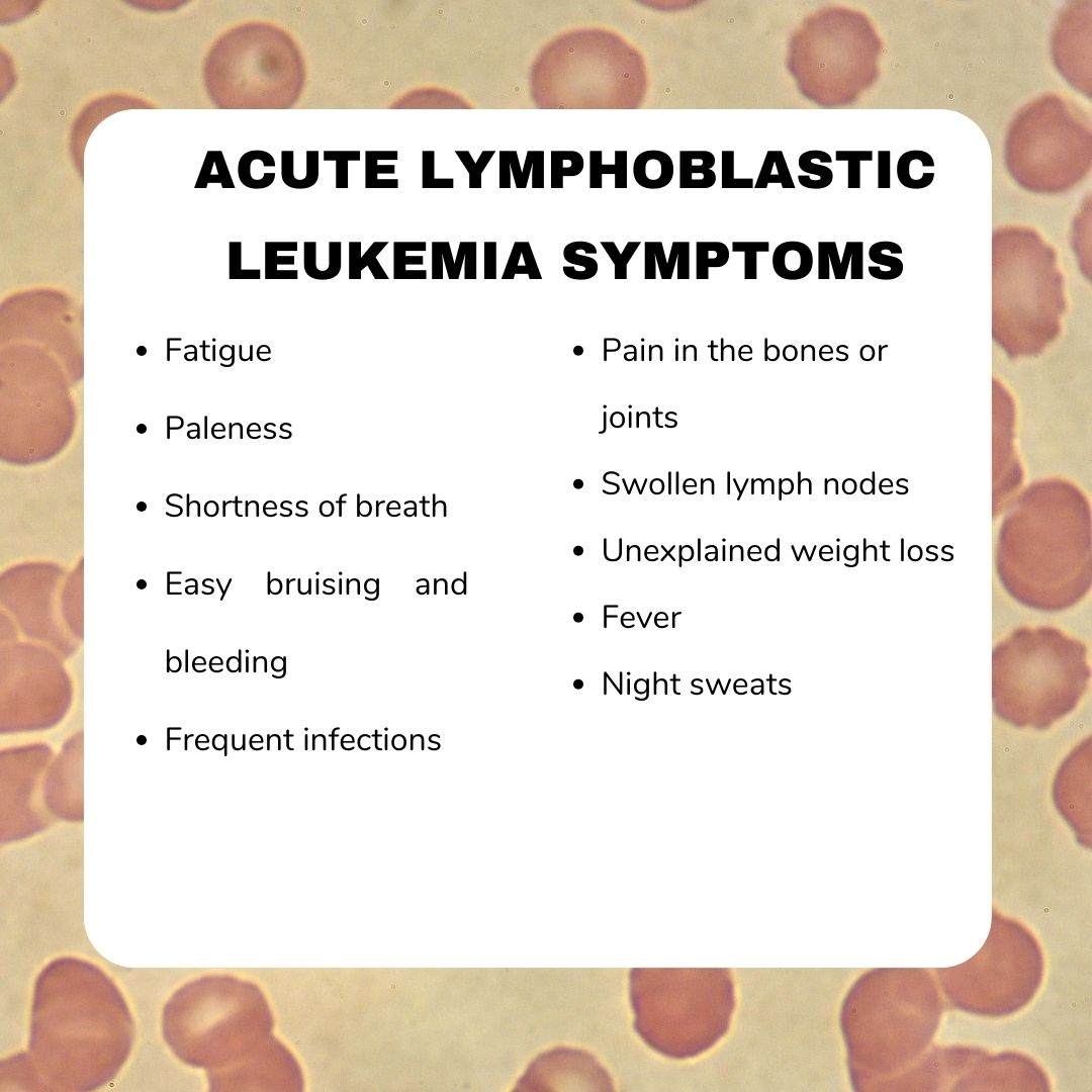 Acute Lymphoblastic Leukemia Symptoms