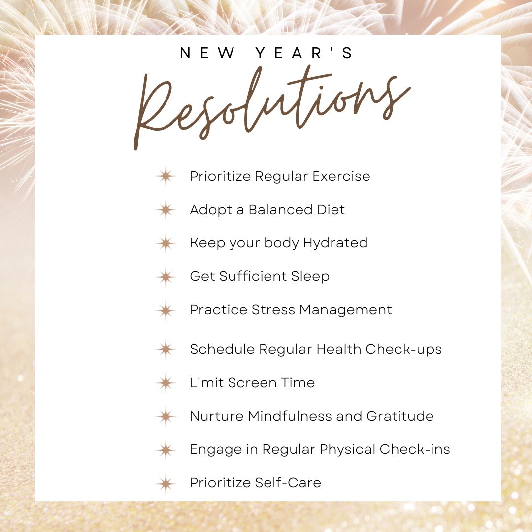 10 New Year's Resolutions for a Healthier You
