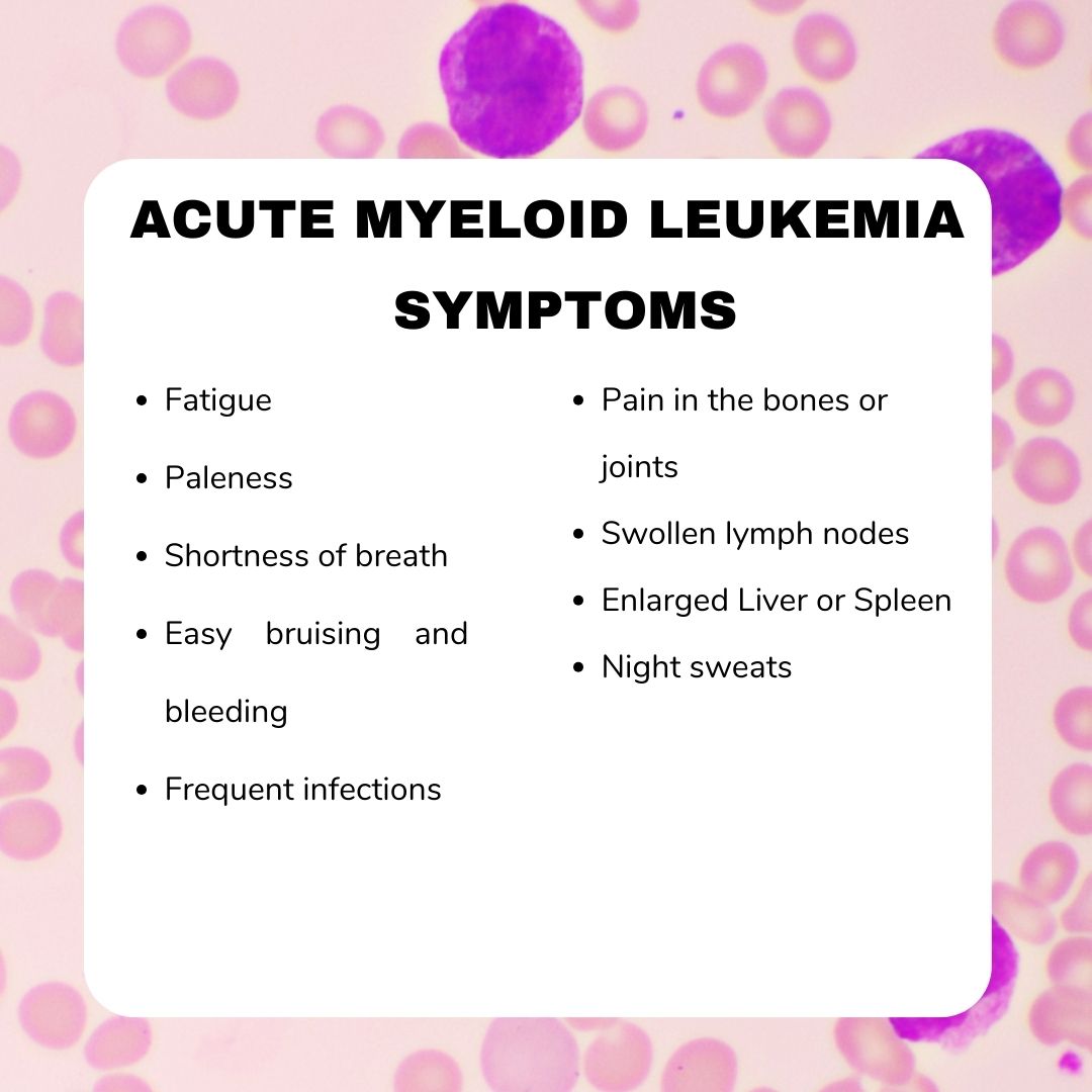 Acute Myeloid Leukemia  Symptoms