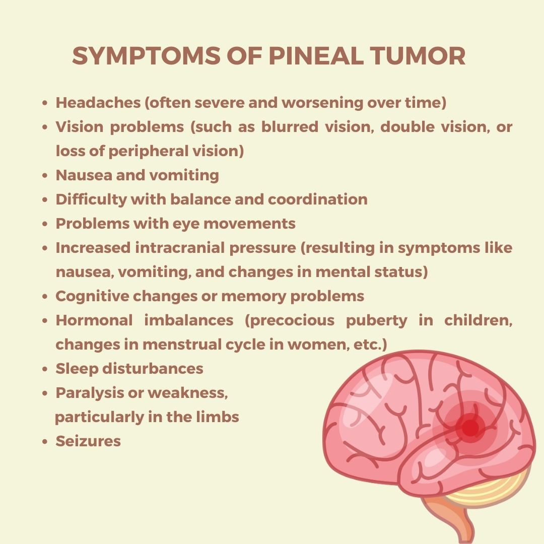 Symptoms of pineal tumor 